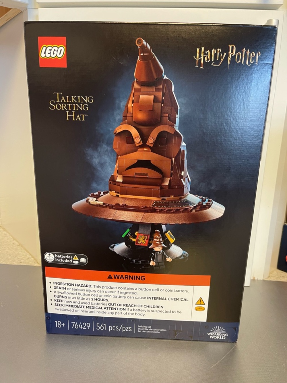LEGO Harry Potter Talking Sorting Hat  Set Hogwarts Hat 76429 561Pcs 18+ NIP